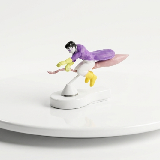 Flying Wizard Drift Car Dashboard Ornament – Quidditch Magic Decor